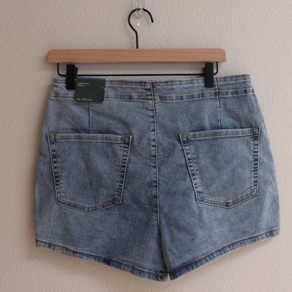NWT • Wild Fable • Highest Rise Denim Shorts 14/32 Waist - Picture 7 of 8
